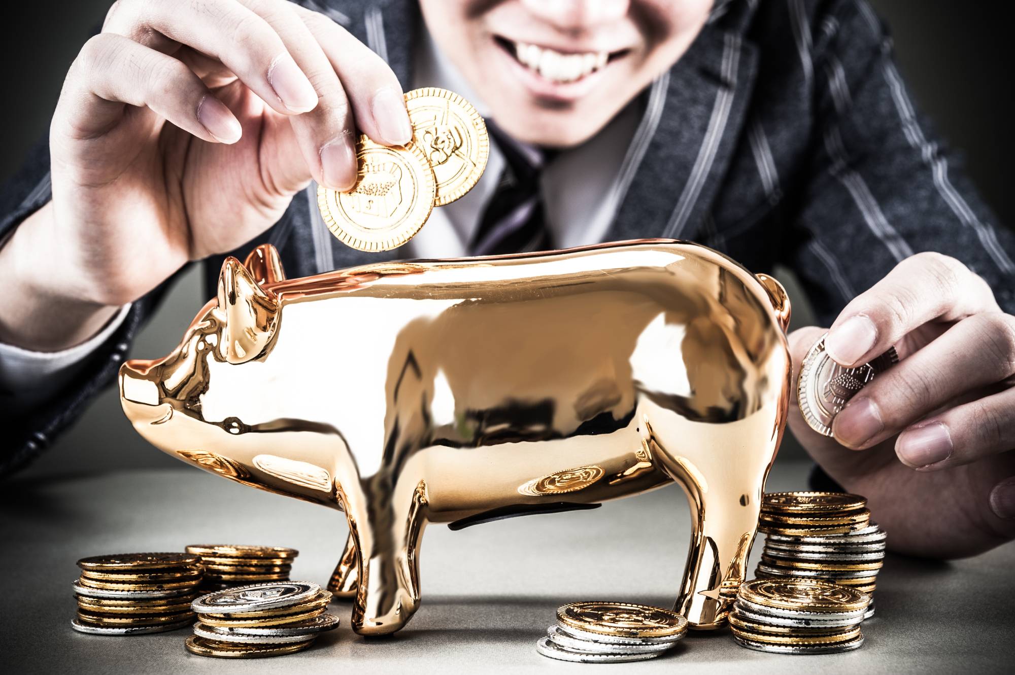 Bank,Gold,Pig
